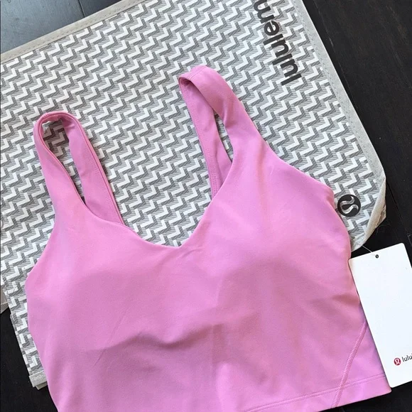 LULULEMON ALIGN TANK IN PINK FROSTING SZ 6 ,10 NWT - Picture 2 of 10